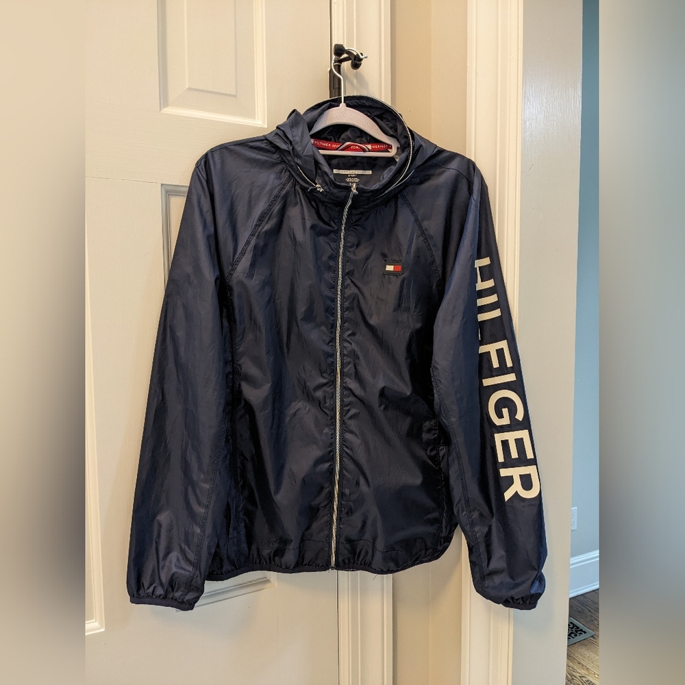 Tommy Hilfiger Sport Windbreaker - Sz S - Navy